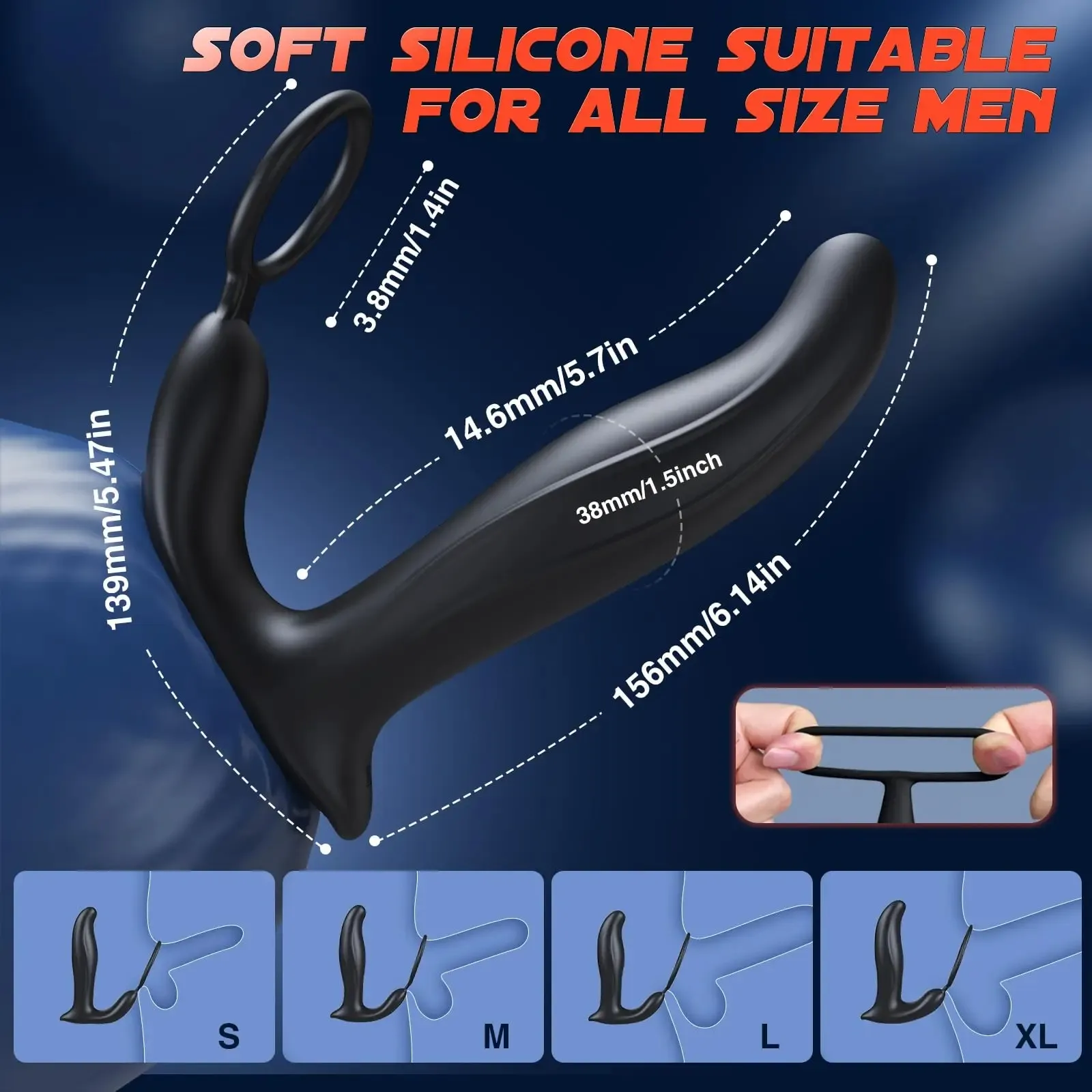 Remote Control + APP Prostate Massager & Electric Butt Plug