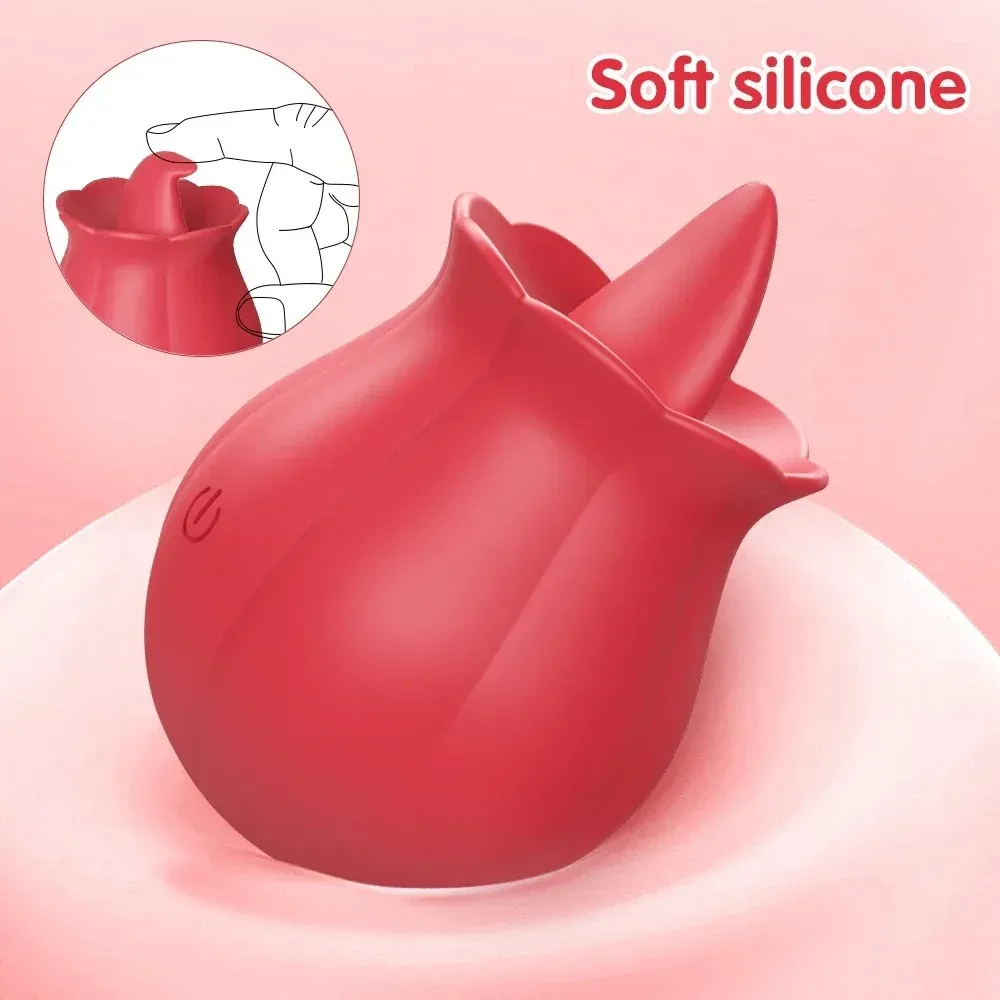 10 Levels Tongue-Licking Clitoral Vibrator & Breast Toy