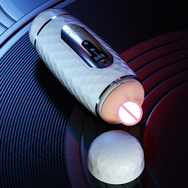 ถ้วยอัตโนมัติ กระตุ้น 2 มอเตอร์ 12 ระดับ พร้อมดีไซน์ 2 หัว ฟังก์ชันฝึกนับคู่และปุ่มอุ่นอัตโนมัติ|MIZZZEE-sextoyfunny