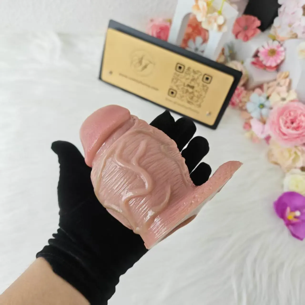 SXXY S8109 Platinum Silicone Simulated Penis Sleeve