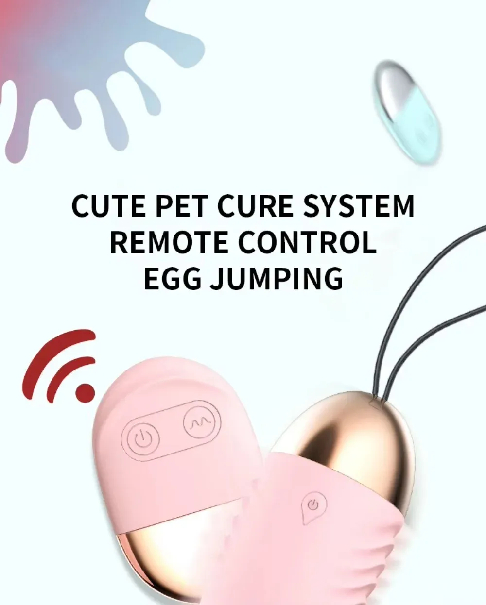 10 Frequencies Breathing Light Remote Control Vibrating Egg