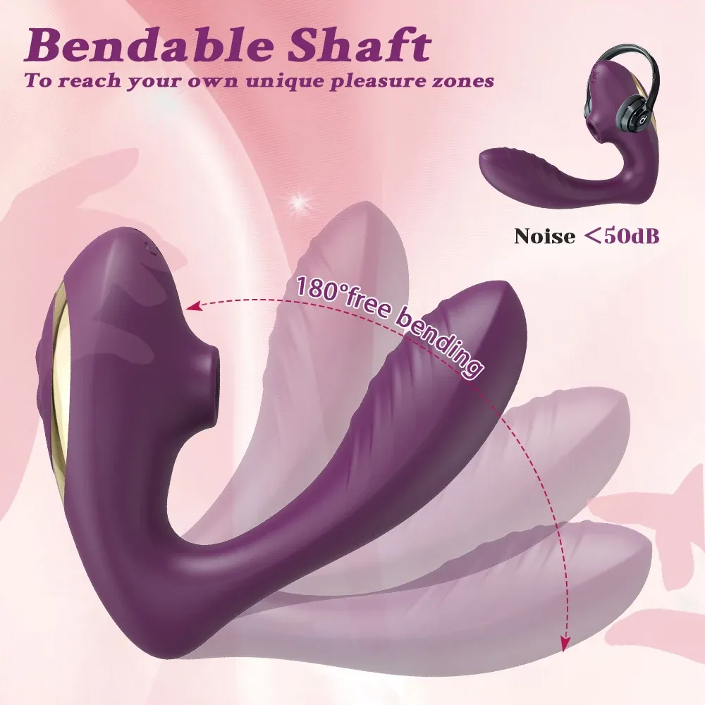 Wearable 10-Frequency Vibrating & Suction Vibrator