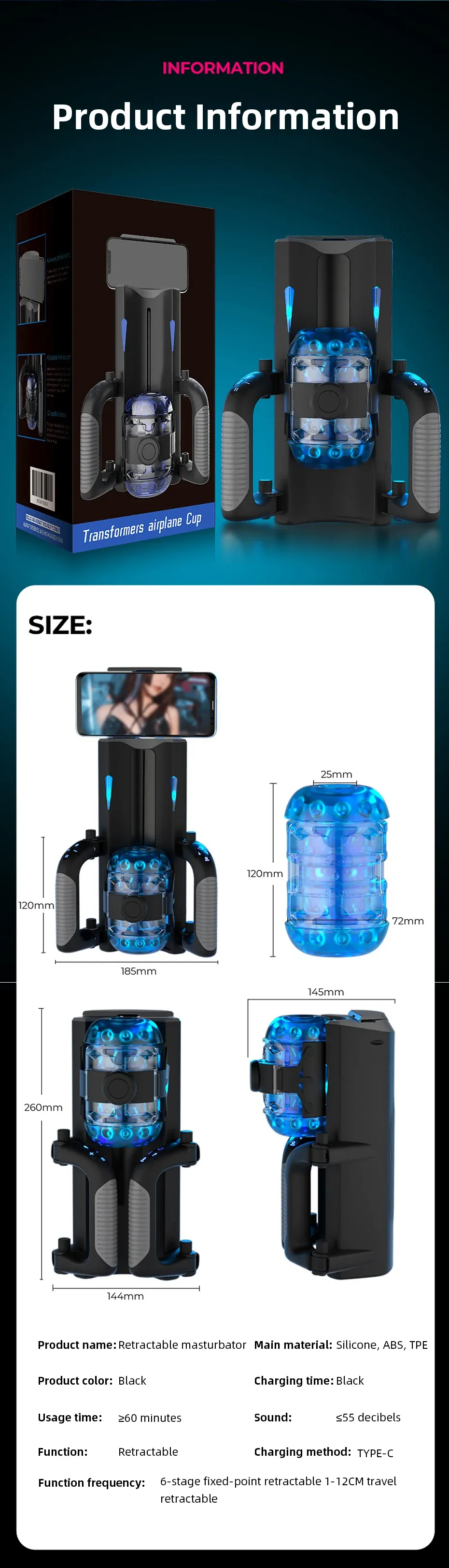 Game-Level Control Male Masturbator One-Button Burst Mode