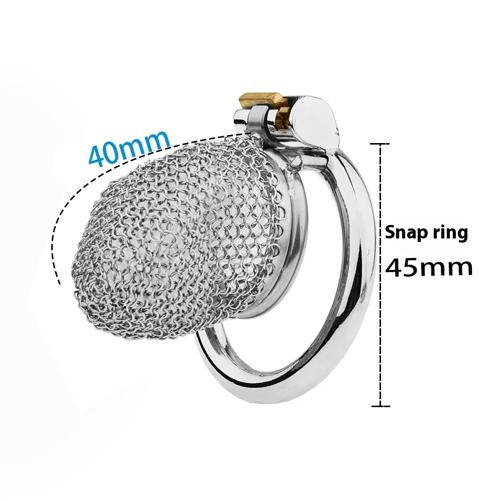 W630801未定价ล็อคท่อปัสสาวะ มีลูกกุญแจในตัว โครงสร้างกรงแบบตาข่าย วัสดุสแตนเลส สวมใส่ได้