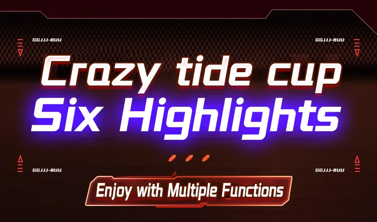 3 Speeds + 7 Frequencies Male Masturbator Dual-Button Control