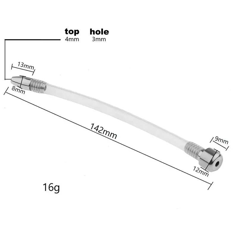 W0410未定价ล็อคท่อปัสสาวะ สำหรับผู้ชาย แบบแผ่นเรียบ กันการหลุดหนี วัสดุสเตนเลส
