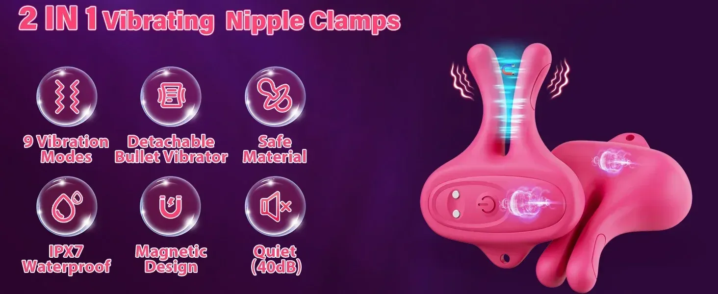 9-Frequency Multi-Function Rabbit Ear Egg Vibrator Set