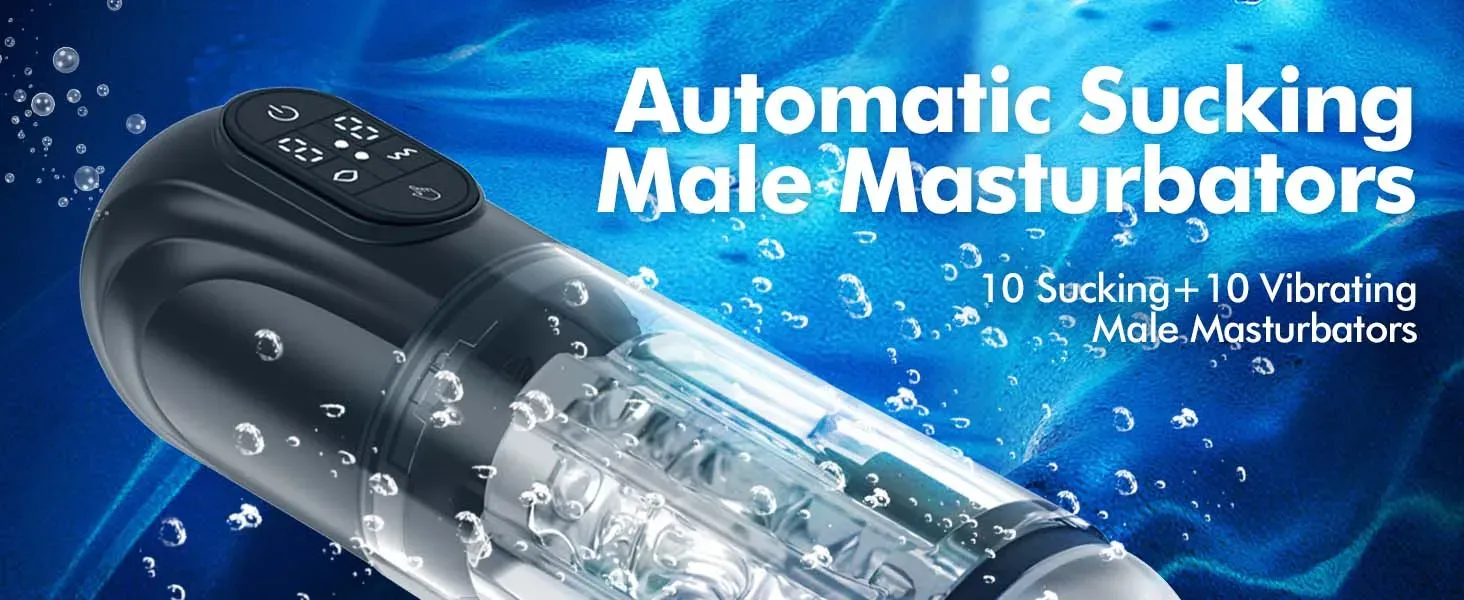 Dual Engines Male Masturbator High-Definition LED Touch Screen