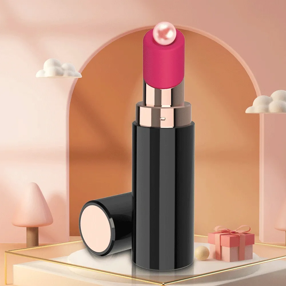 6 Modes Lipstick Shaped Clitoral Vibrator & Breast Toy