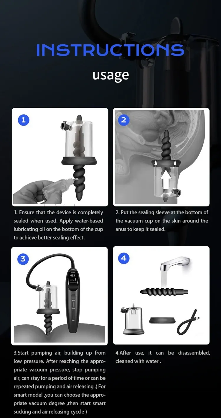 Smart Air Pump Prostate Massager With Memory Function
