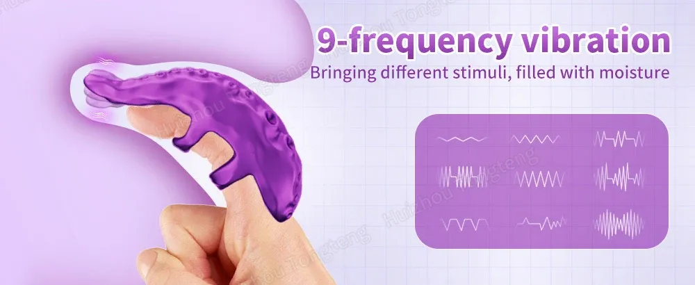 10 Modes Octopus Shaped Finger-Wearable Vibrating Egg
