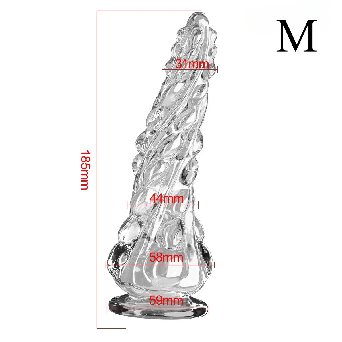 W6513未定价ต่อมลูกหมากเครื่องนวด เม็ดกลมมน ออกแบบเกลียวร่วมกับลูกปัดดึง วัสดุซิลิโคนสัมผัสเนียนนุ่ม
