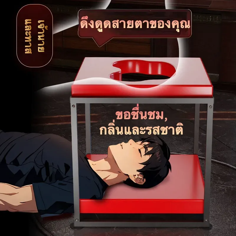 ม้านั่งสุขา โครงสร้างหนาแน่น ออกแบบเจาะช่อง ถอดประกอบได้-sextoyfunny