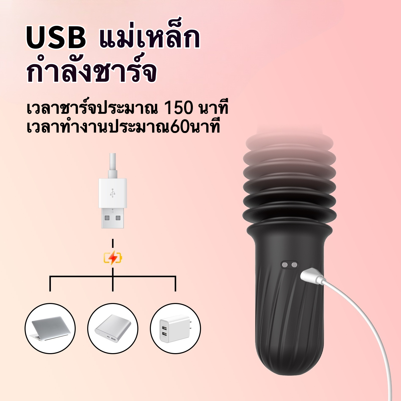 ครื่องสอดใส่ มอเตอร์คู่ 3 ความถี่การยืดหด 10 ความถี่การสั่น ระยะยืดหดยาว 55 มม. ระบบทำความร้อนอัจฉริยะ ควบคุมระยะไกลอินฟราเรด|ASJ-sextoyfunny