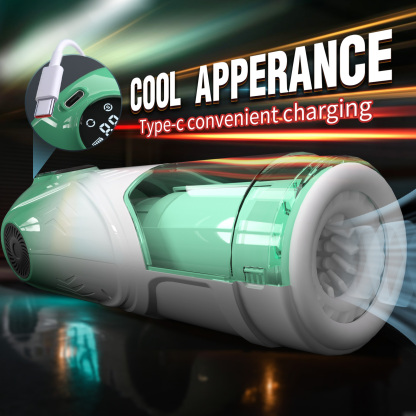 ถ้วยอัตโนมัติ 3 มอเตอร์ ระบบอัจฉริยะ ยืดหด+หมุน+สั่น โหมดระเบิดด้วยปุ่มเดียว จอแสดงผลคริสตัลเหลว-sextoyfunny