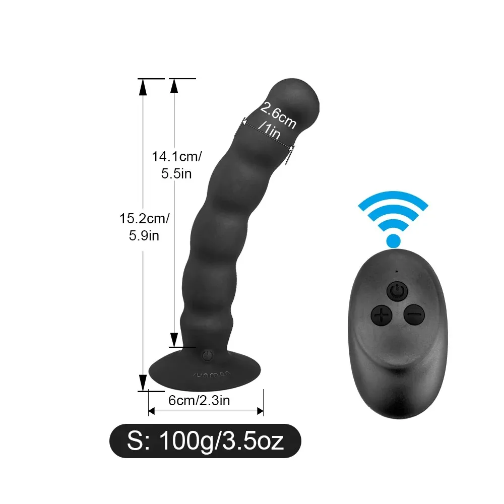 Multi-Layer Spiral Beads Prostate Massager & Anal Vibrator