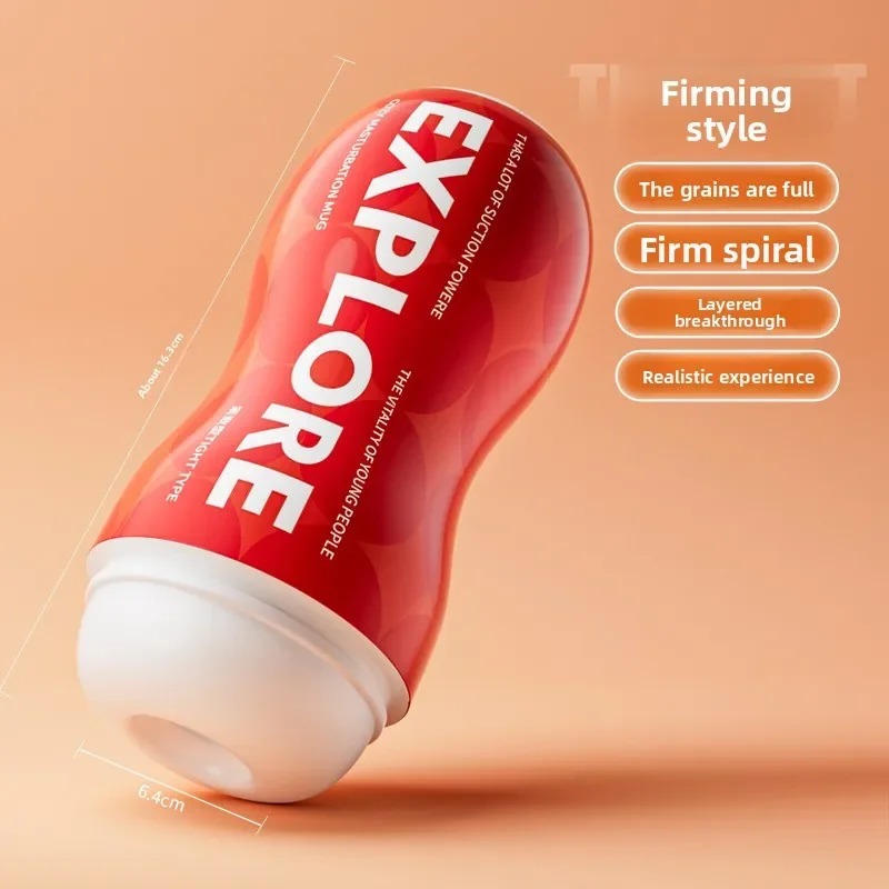 W5509未定价ถ้วยช่วยตัวเองใช้มือ ระบบดูดแรงดันลบ เลือกได้ 3 ช่องทาง ลายพื้นผิวซับซ้อน วัสดุ TPE