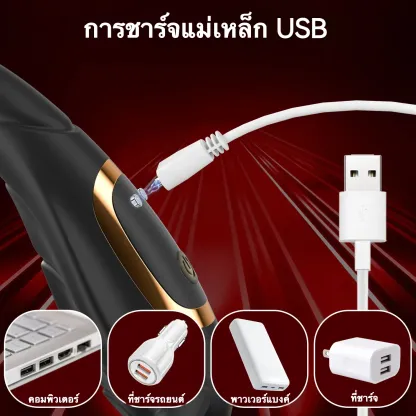 เครื่องนวดต่อมลูกหมาก+ห่วงชะลอการหลั่ง อัตโนมัติ ฟังก์ชัน APP