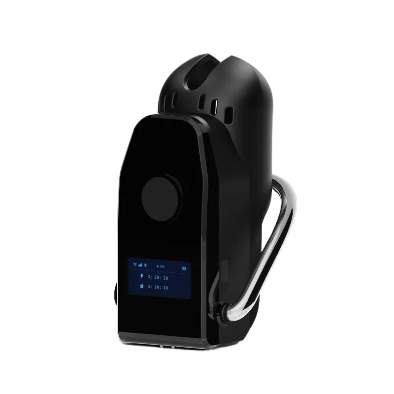 ล็อคท่อปัสสาวะ OLED บลูทูธ เน็ตเวิร์คแบบเซลลูลาร์ วงแหวน 3 ระดับ ฟังก์ชั่นตั้งเวลา มาตรฐานกันน้ำ IPX8-sextoyfunny