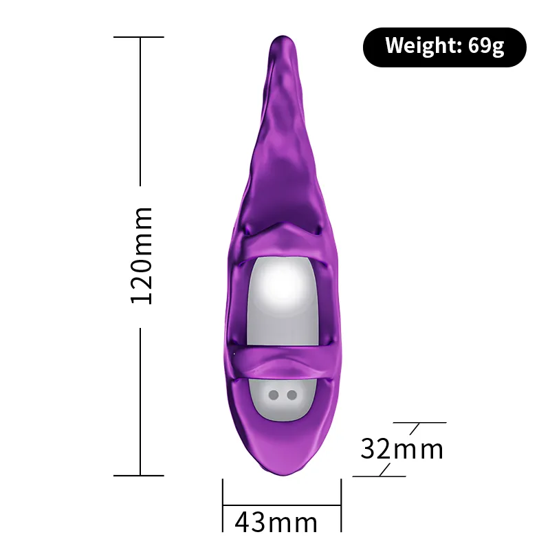 10 Modes Octopus Shaped Finger-Wearable Vibrating Egg