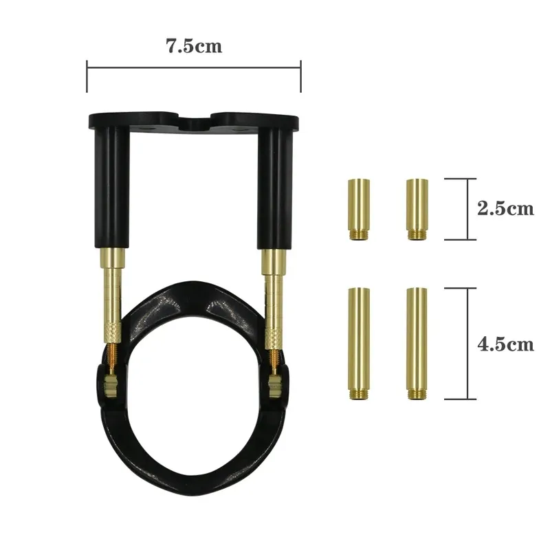 Male 3In1 Adjustable Vacuum Penis Stretcher Set With 3 Sleeves