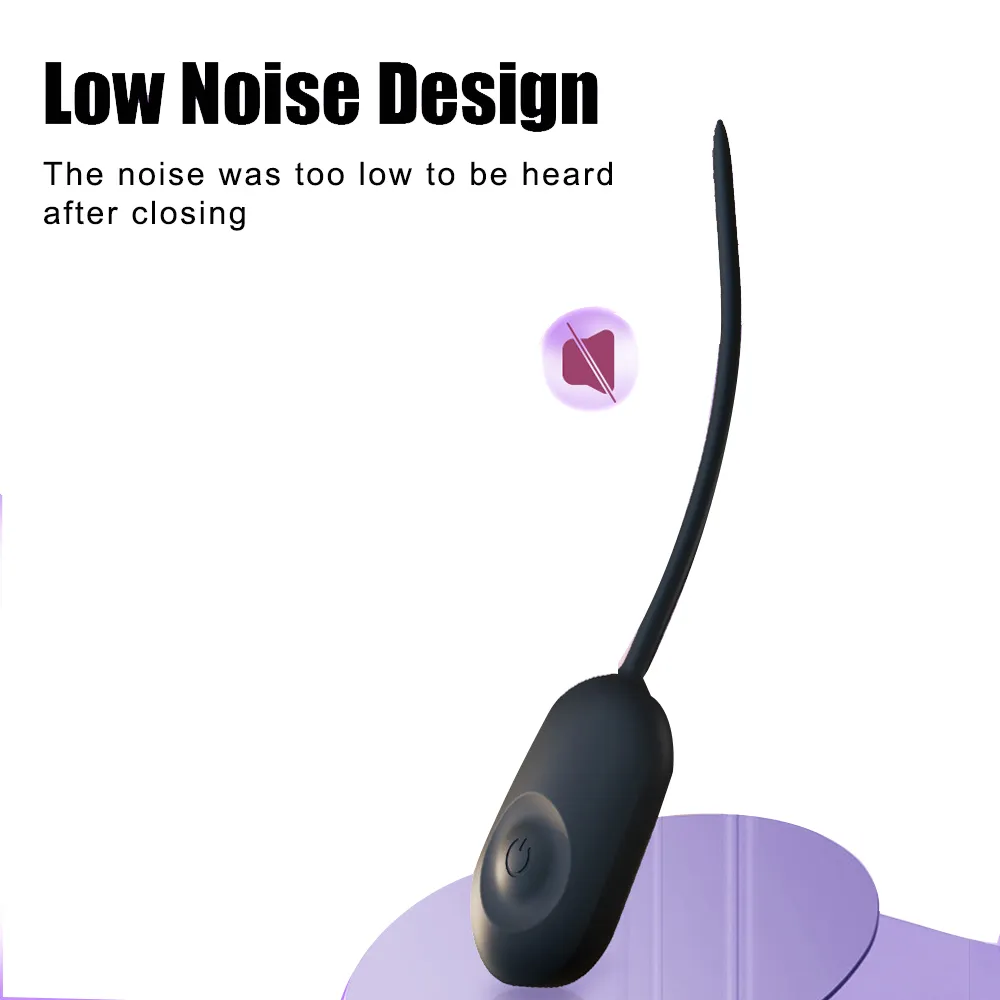 10 Frequencies One-Button Control Silicone Urethral Sound