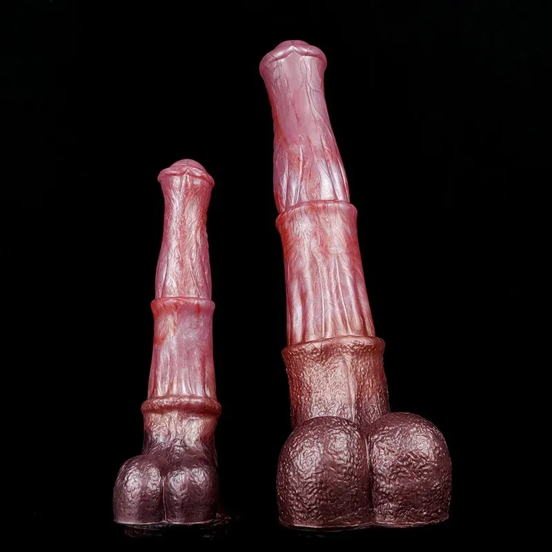FAAK Liquid Silicone Flesh-Colored Fantasy Stallion Dildo