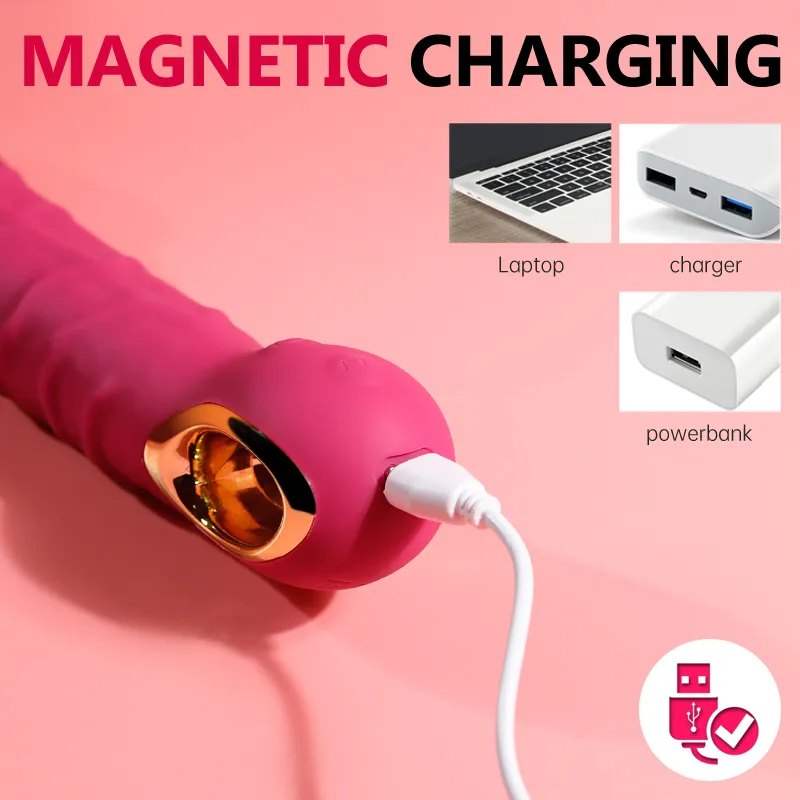 Finger Grip Handle Spot Stimulation Realistic Penis Vibrator