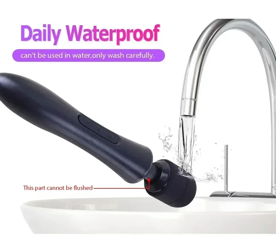 Extra-Large 8 Speeds 20 Modes USB Charging AV Wand Vibrator