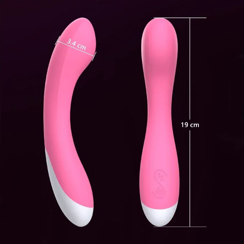 12 Frequencies Bendable Double-Layer TPE Spot Vibrator
