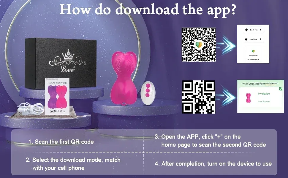 9 Frequencies Wearable APP Remote Control Vibrating Egg