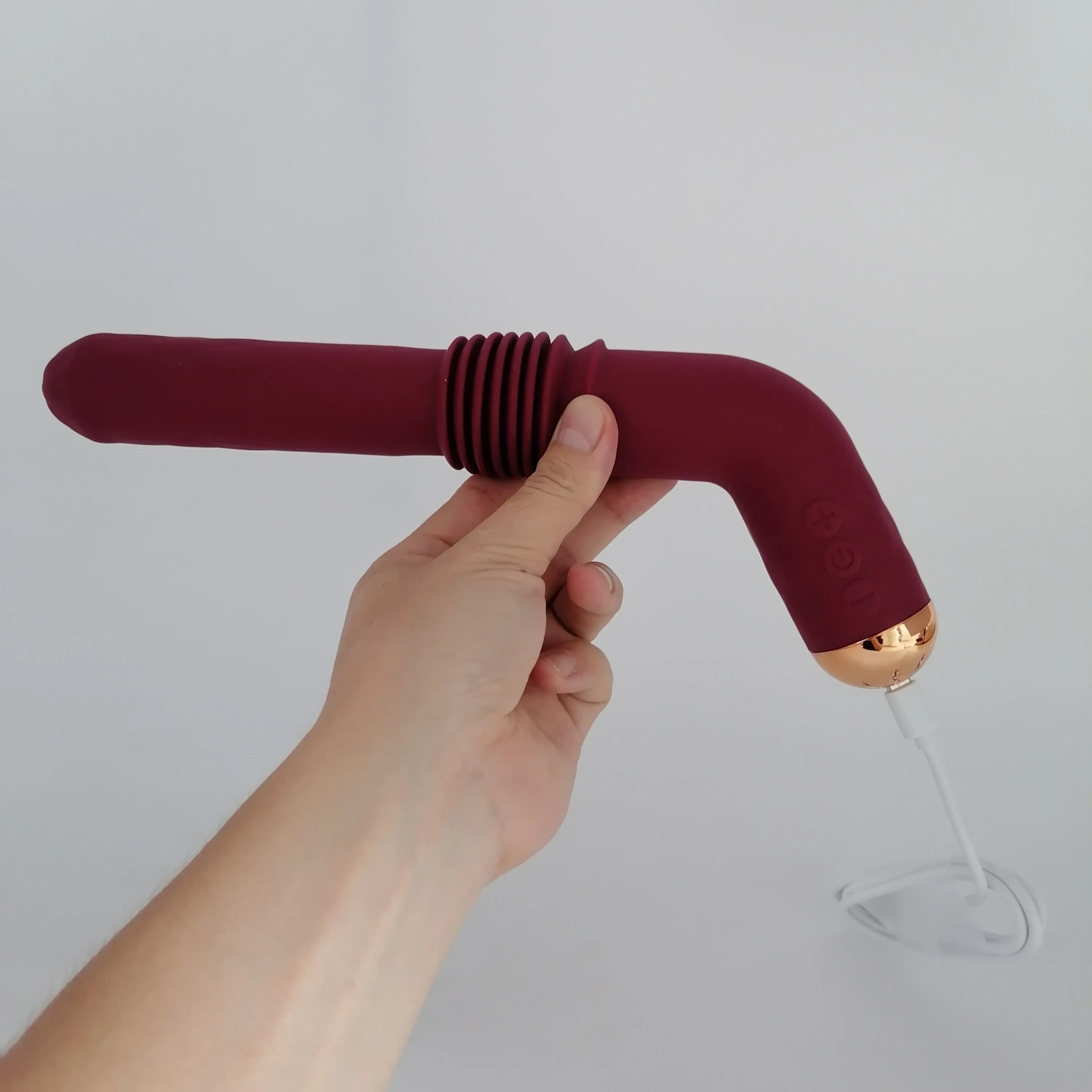 5 Speeds 6cm Thrusting Stroke Gun-Shaped Sex Machine