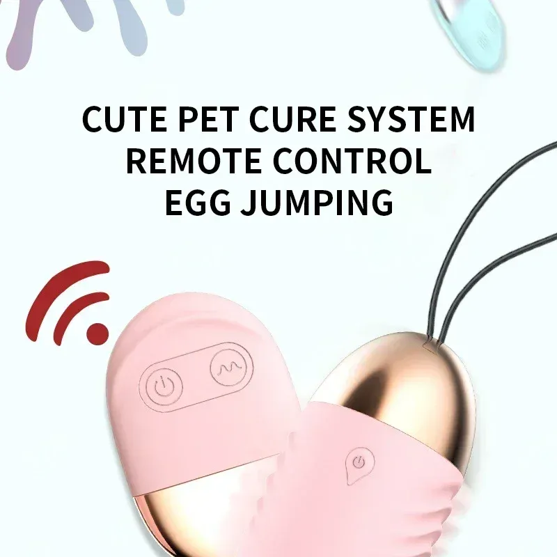 10 Frequencies Breathing Light Remote Control Vibrating Egg