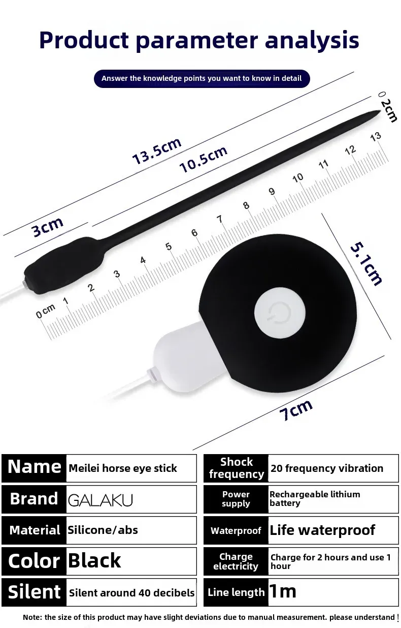 10 Frequencies Wireless Remote Control Urethral Sound