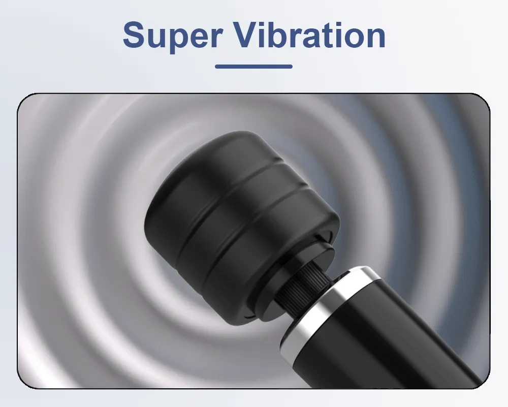 10 Frequencies Type-C Charging Large-Area AV Wand Vibrator