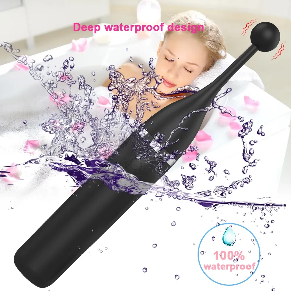 10 Frequencies Vibrator With 2 Different Massage Heads