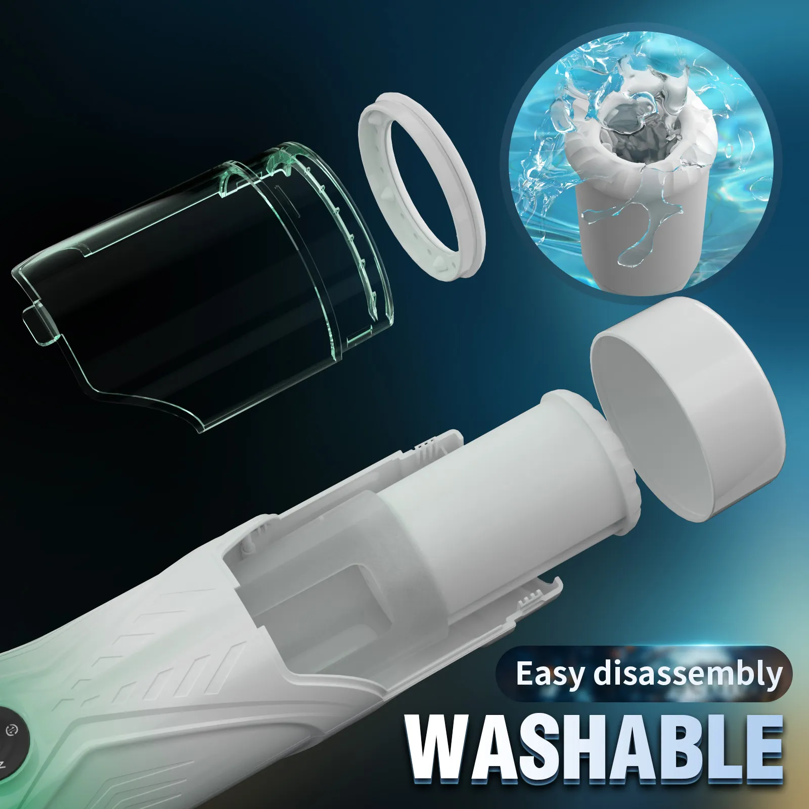 Thrusting Male Masturbator Smart Chip + 3-Engine Drive