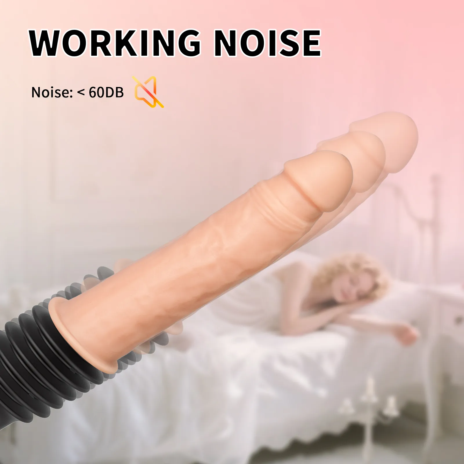 Remote Control Heating & Thrusting & Vibrating Sex Machine