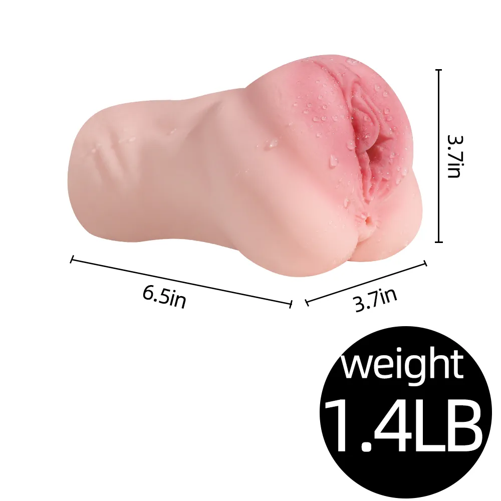 Dual-Channel Vagina & Anus Clitoris And Labia Details NW: 631g ±4%