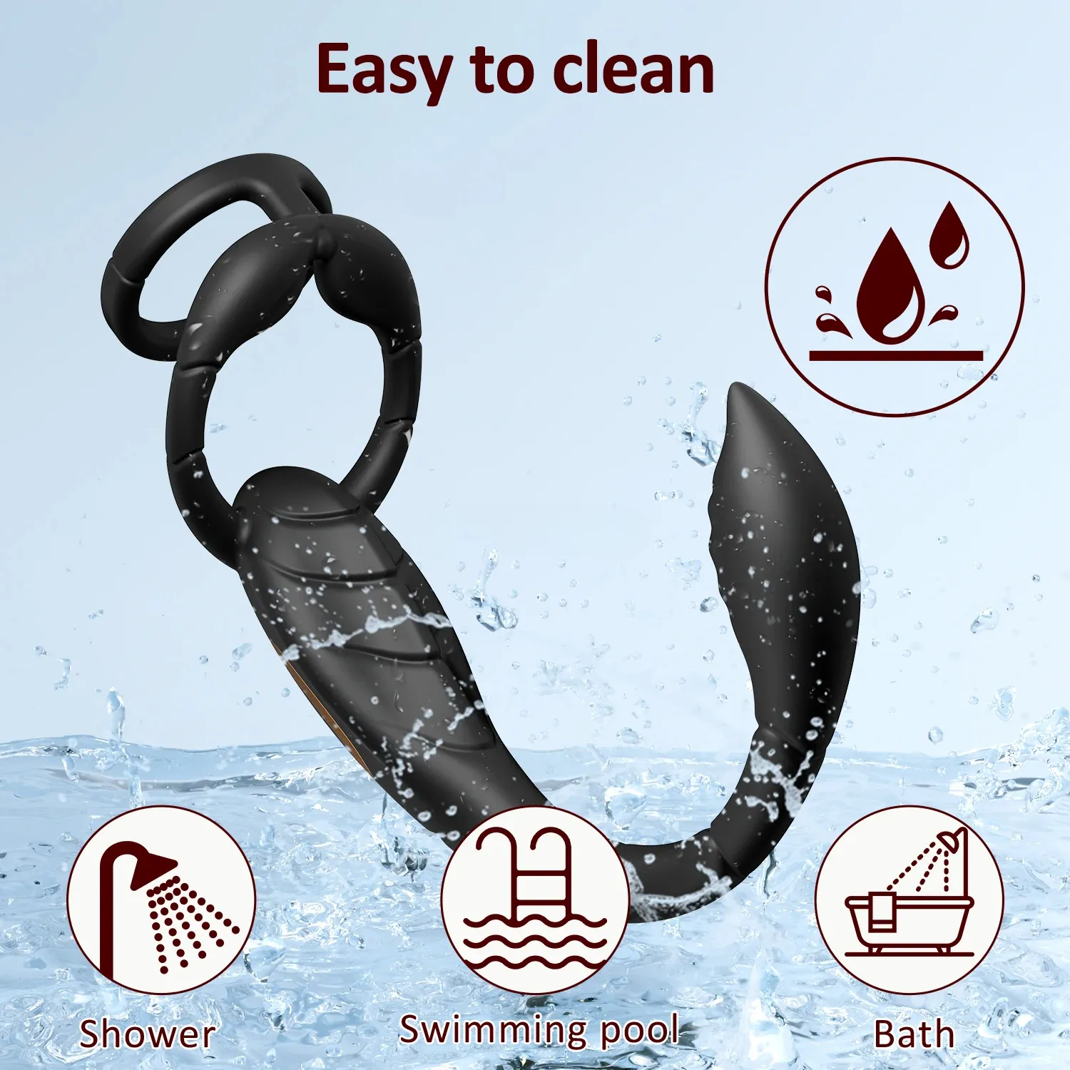 Scorpion-Shaped APP Prostate Massager Integrated Cock Ring
