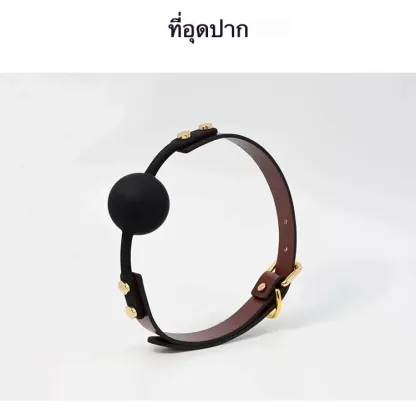 ชุดเซท BDSM ชุดSM 9 ชิ้น สำหรับการผูกมัดและการฝึกสอน วัสดุPU นายทาส การยอมจำนน