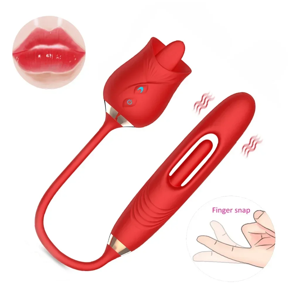 เครื่องนวดหลายฟังก์ชัน มอเตอร์คู่ กระตุ้นหลายจุด 10 ระดับการเลีย 10 ระดับการตบ ระบบทำความร้อนอัจฉริยะ IPX6|Orena-sextoyfunny