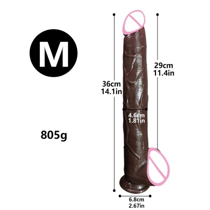 未定价ดิลโด้ ยาวพิเศษ-หนาพิเศษ จำลองความแข็ง เนื้อสัมผัสเหมือนจริง