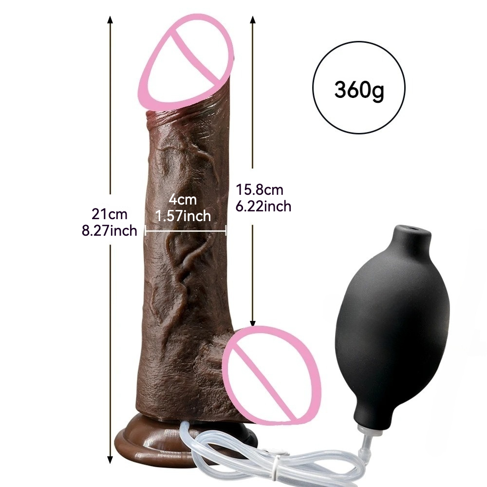 Ejaculating Vein Texture Realistic Dildo With Suction Cup