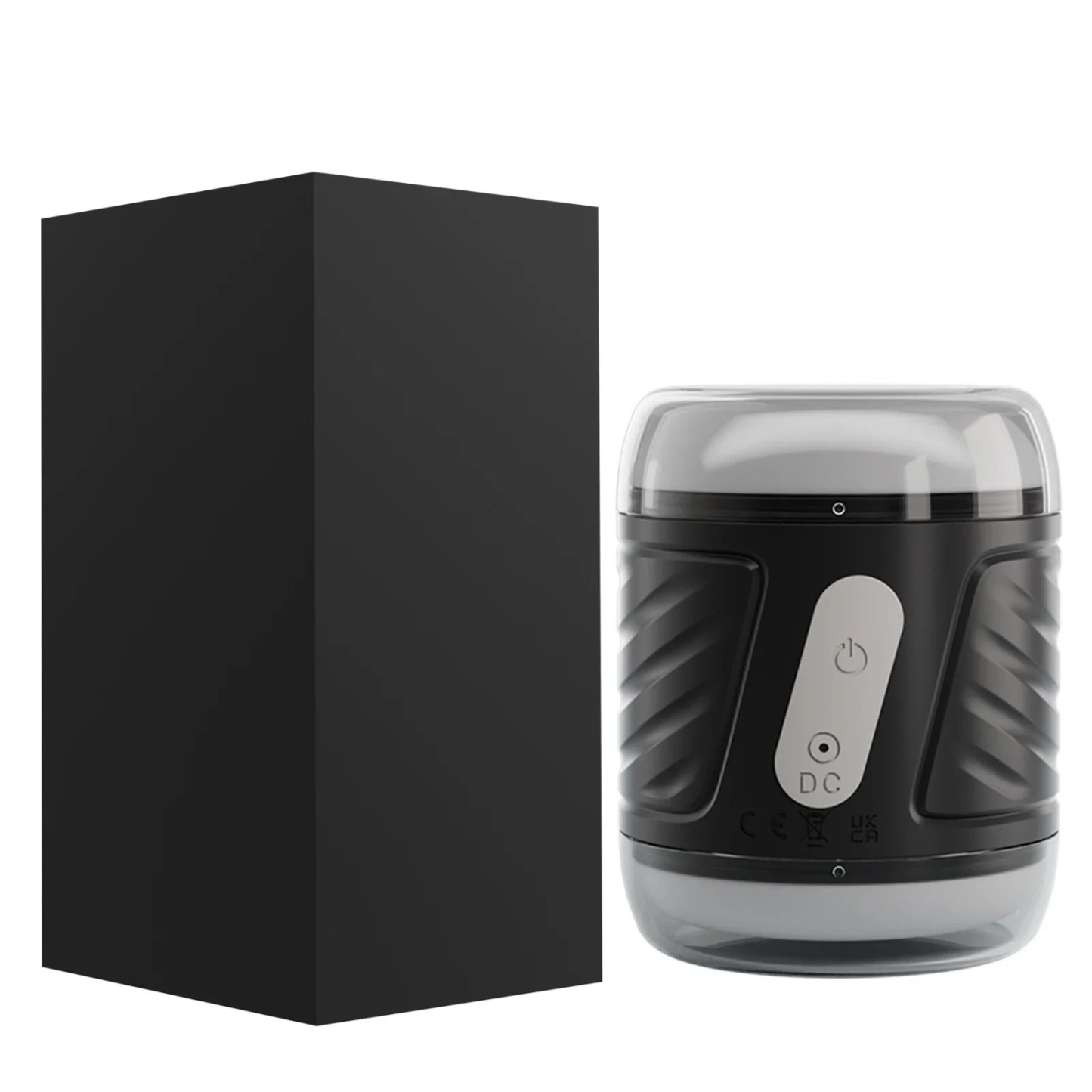 ถ้วยช่วยตัวเองใช้มือ ช่องทางคู่ทั้งช่องคลอดและทวารหนัก ระบบสั่น 3 ความถี่ เม็ดกรวดแน่นเต็ม วัสดุ TPE ปลอดภัยต่อผิว-sextoyfunny