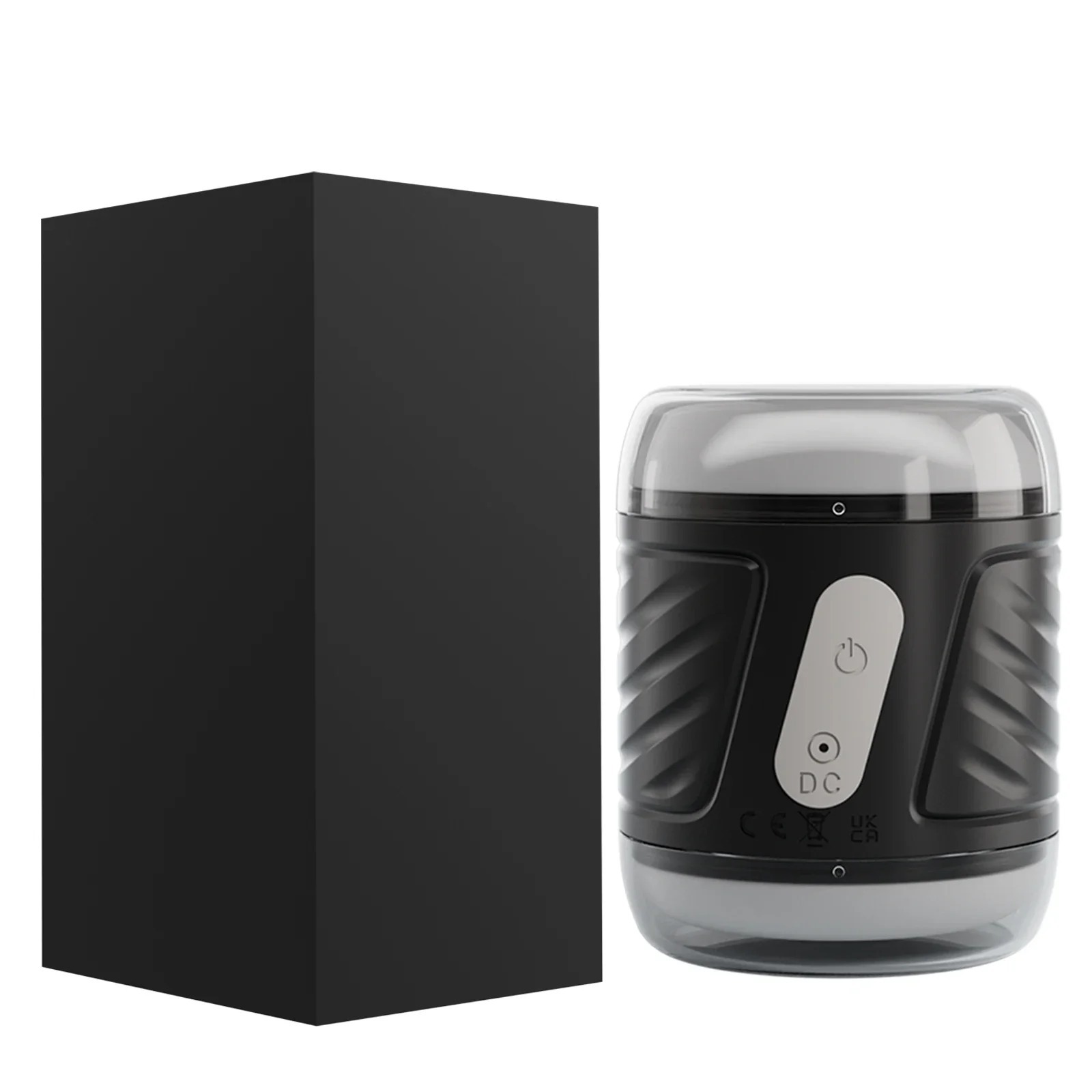 ถ้วยช่วยตัวเองใช้มือ ช่องทางคู่ทั้งช่องคลอดและทวารหนัก ระบบสั่น 3 ความถี่ เม็ดกรวดแน่นเต็ม วัสดุ TPE ปลอดภัยต่อผิว-sextoyfunny