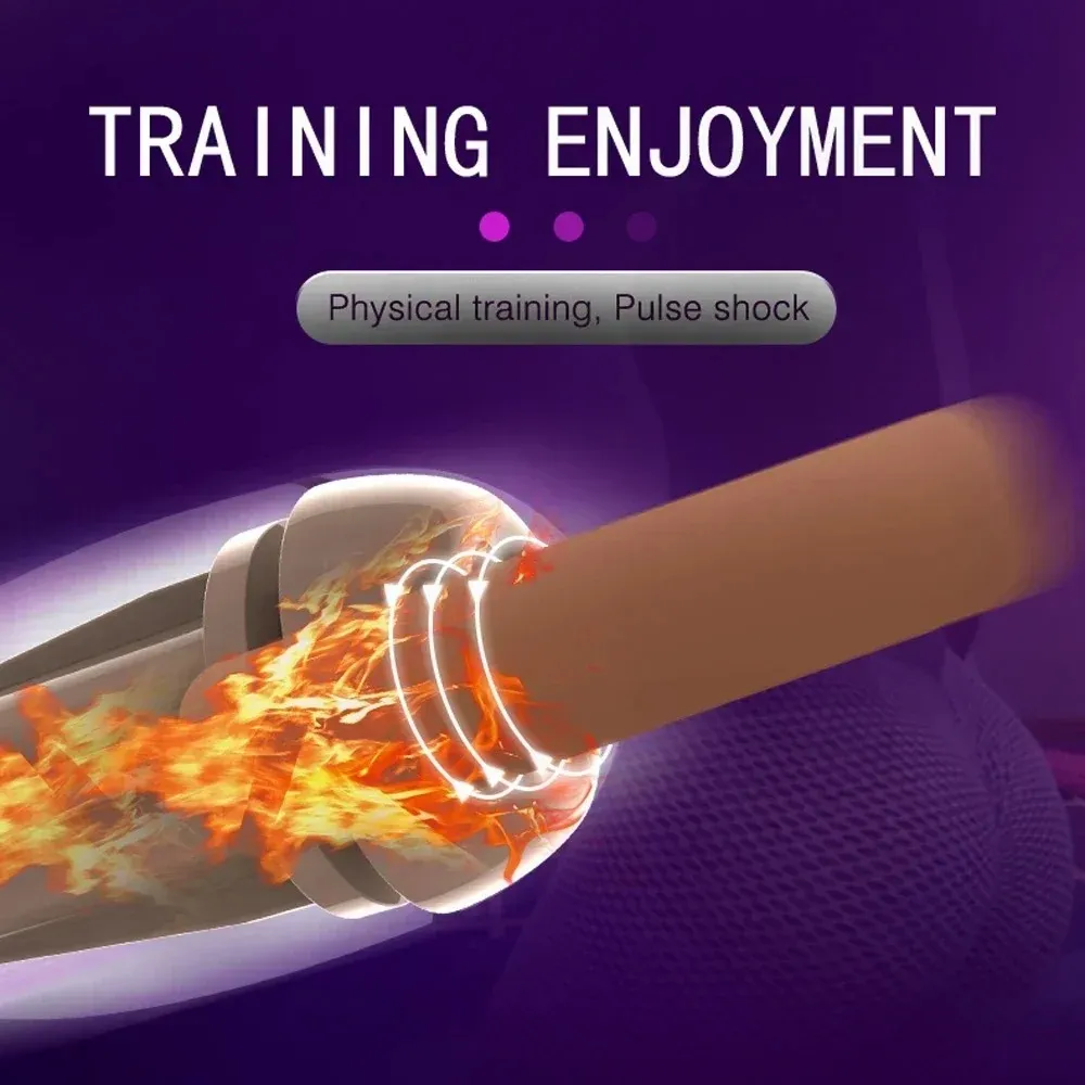Realistic Vagina Male Masturbator 10 Vibration APP