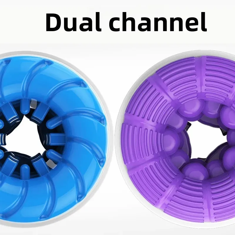 Through-Type Pocket Pussy 3-Level Squeeze 3 Colors Available