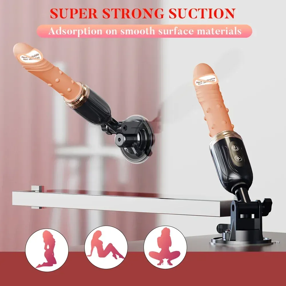 Realistic Dildo Remote Control Thrusting Sex Machine