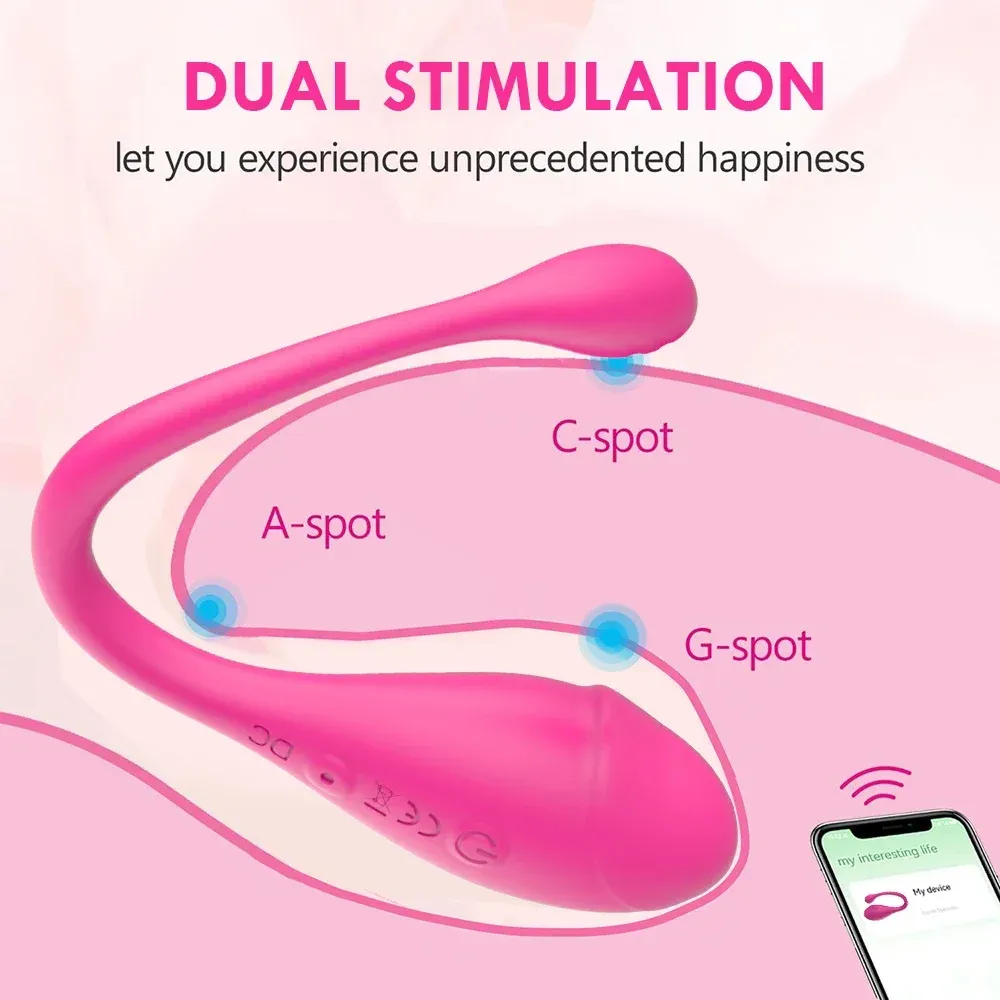 9 Frequencies Simulated Glans Head Vibrating Egg With Tail
